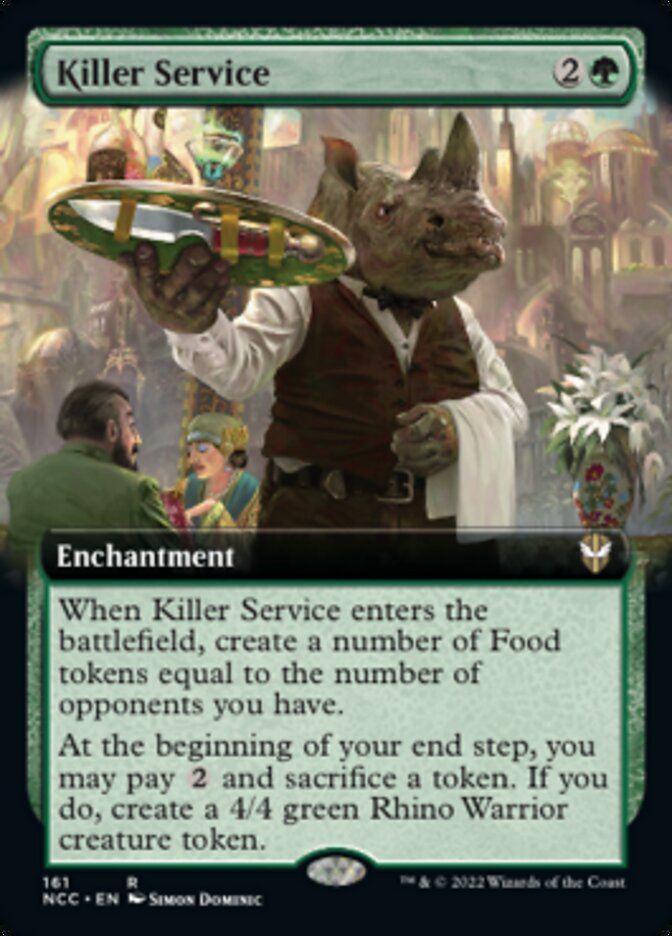 Killer Service (Extended Art) [Streets of New Capenna Commander] | Good Games Morley