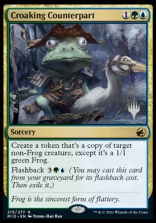 Croaking Counterpart (Promo Pack) [Innistrad: Midnight Hunt Promos] | Good Games Morley