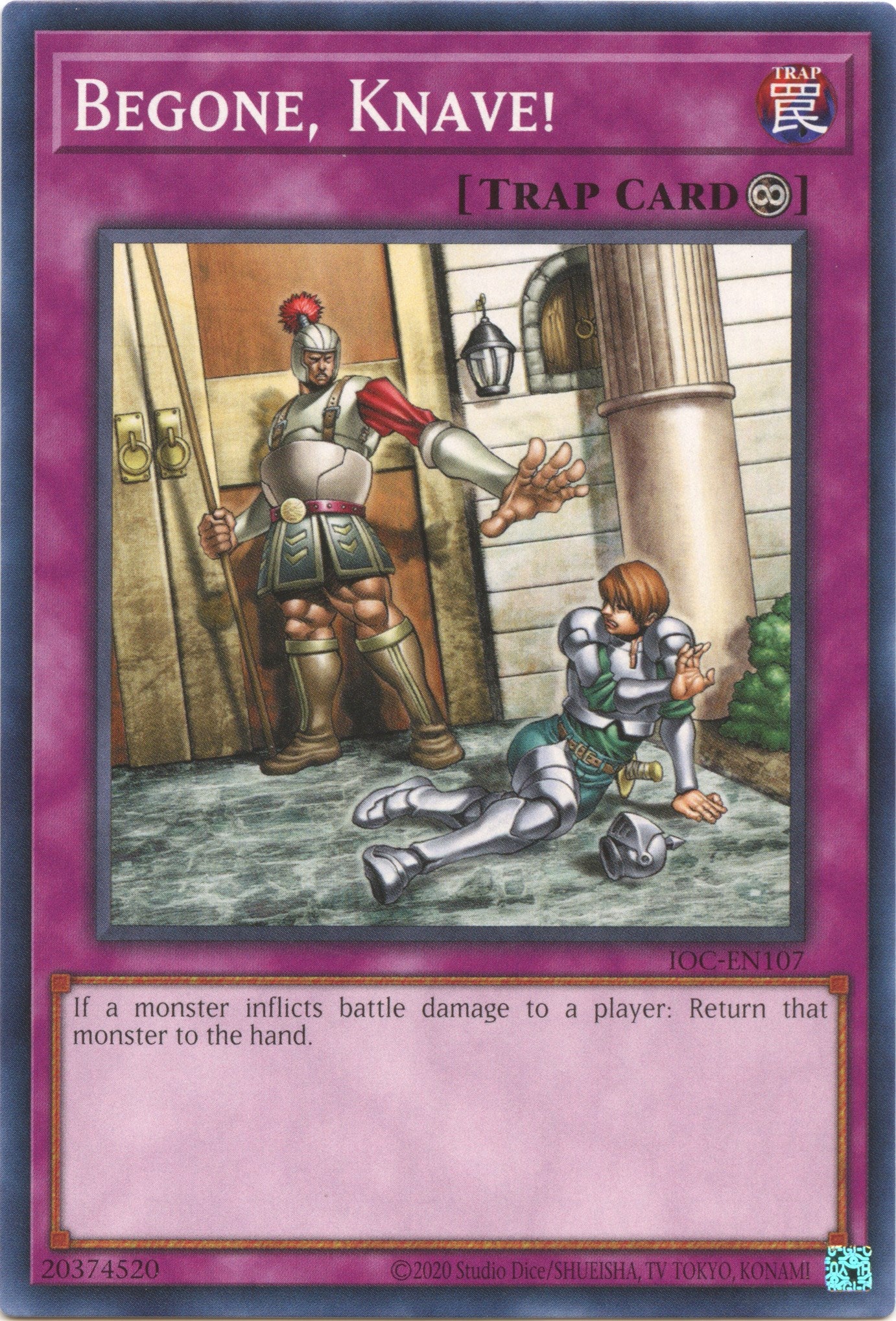 Begone, Knave! (25th Anniversary) [IOC-EN107] Common | Good Games Morley