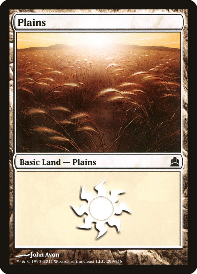 Plains (299) [Commander 2011] | Good Games Morley