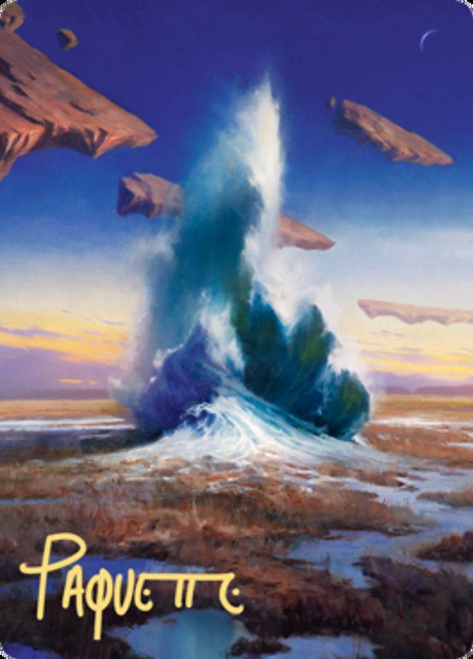 Flooded Strand Art Card (Gold-Stamped Signature) [Zendikar Rising Art Series] | Good Games Morley