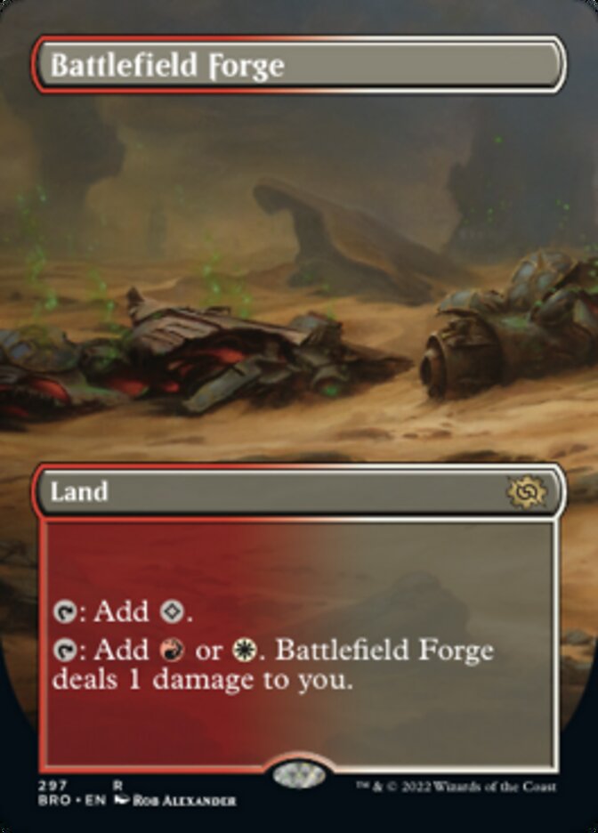 Battlefield Forge (Borderless Alternate Art) [The Brothers' War] | Good Games Morley