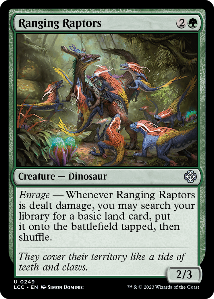 Ranging Raptors [The Lost Caverns of Ixalan Commander] | Good Games Morley
