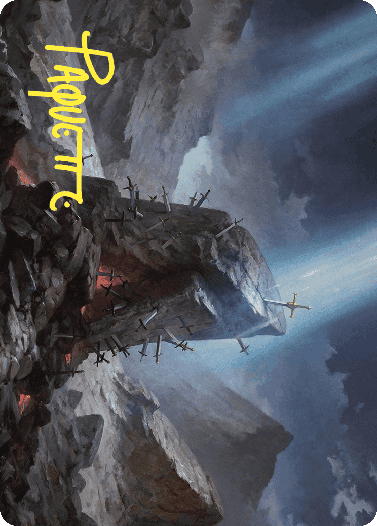 The Irencrag Art Card (Gold-Stamped Signature) [Wilds of Eldraine Art Series] | Good Games Morley