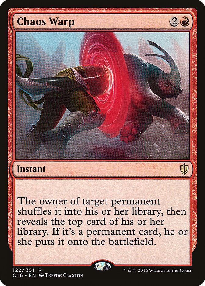 Chaos Warp [Commander 2016] | Good Games Morley