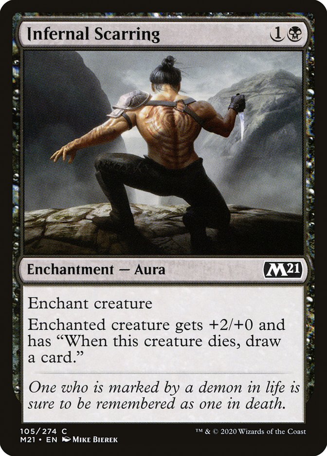 Infernal Scarring [Core Set 2021] | Good Games Morley