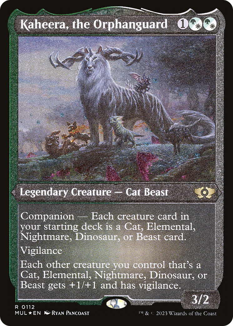 Kaheera, the Orphanguard (Foil Etched) [Multiverse Legends] | Good Games Morley