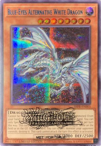 Blue-Eyes Alternative White Dragon [SBPR-EN003] Secret Rare | Good Games Morley