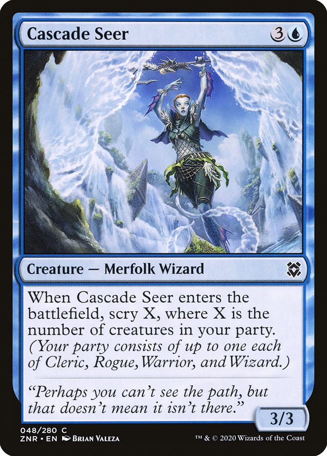 Cascade Seer [Zendikar Rising] | Good Games Morley