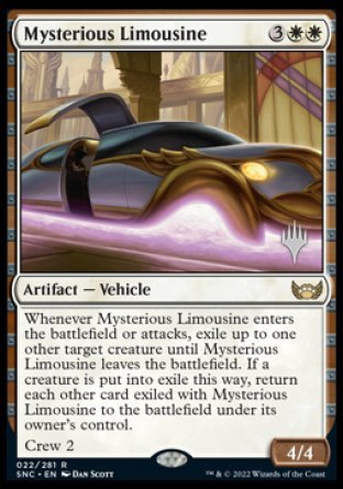 Mysterious Limousine (Promo Pack) [Streets of New Capenna Promos] | Good Games Morley