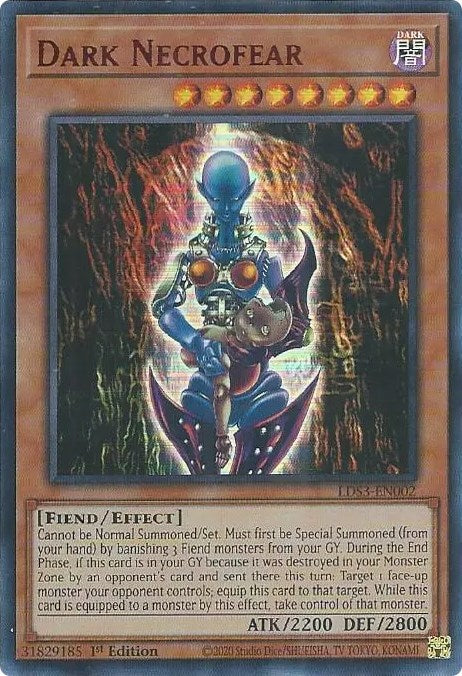 Dark Necrofear (Red) [LDS3-EN002] Ultra Rare | Good Games Morley