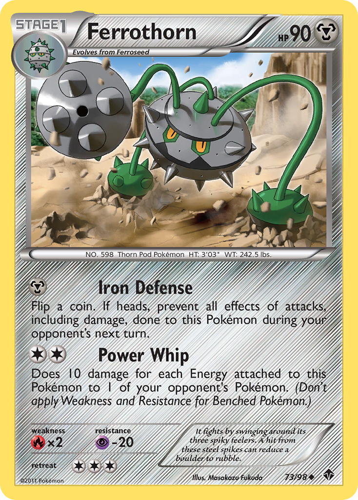 Ferrothorn (73/98) [Black & White: Emerging Powers] | Good Games Morley