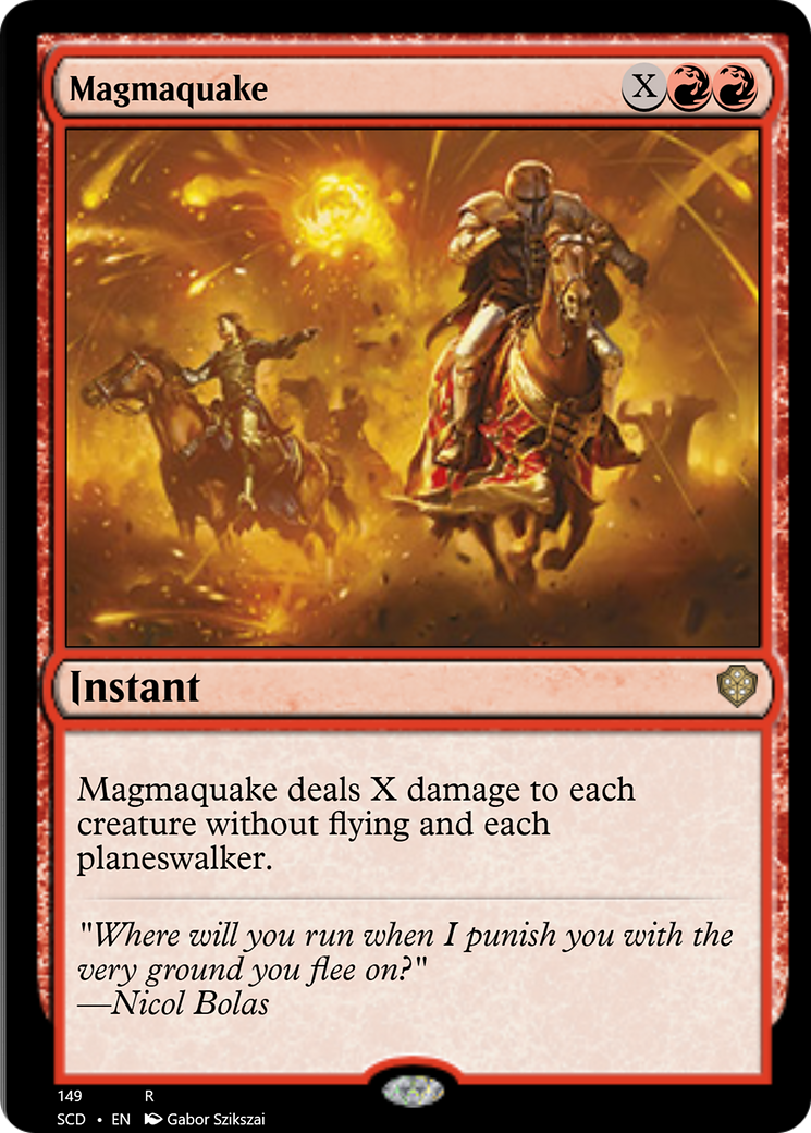 Magmaquake [Starter Commander Decks] | Good Games Morley