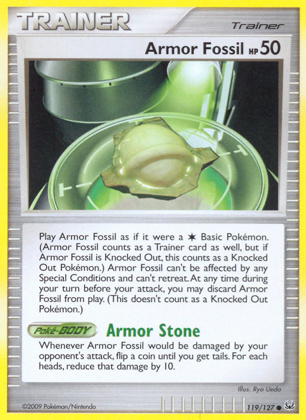Armor Fossil (119/127) [Platinum: Base Set] | Good Games Morley