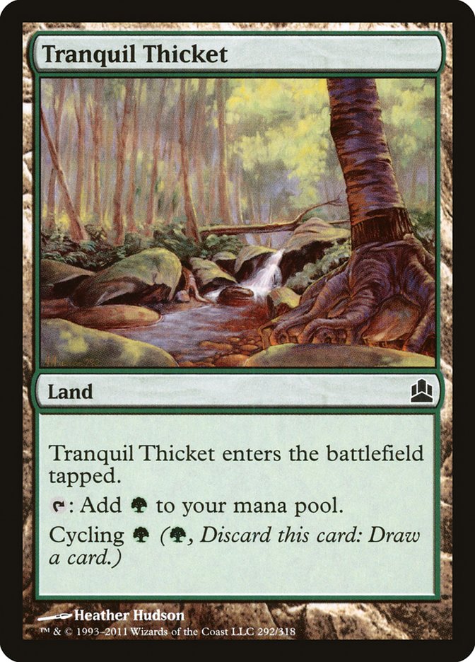 Tranquil Thicket [Commander 2011] | Good Games Morley