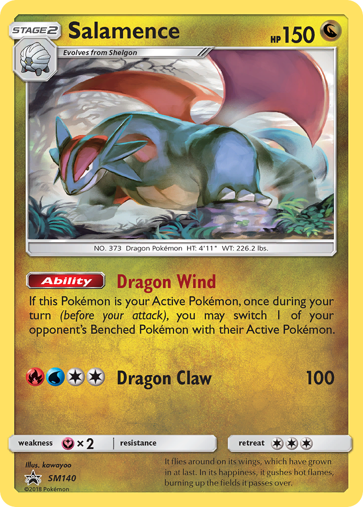 Salamence (SM140) [Sun & Moon: Black Star Promos] | Good Games Morley