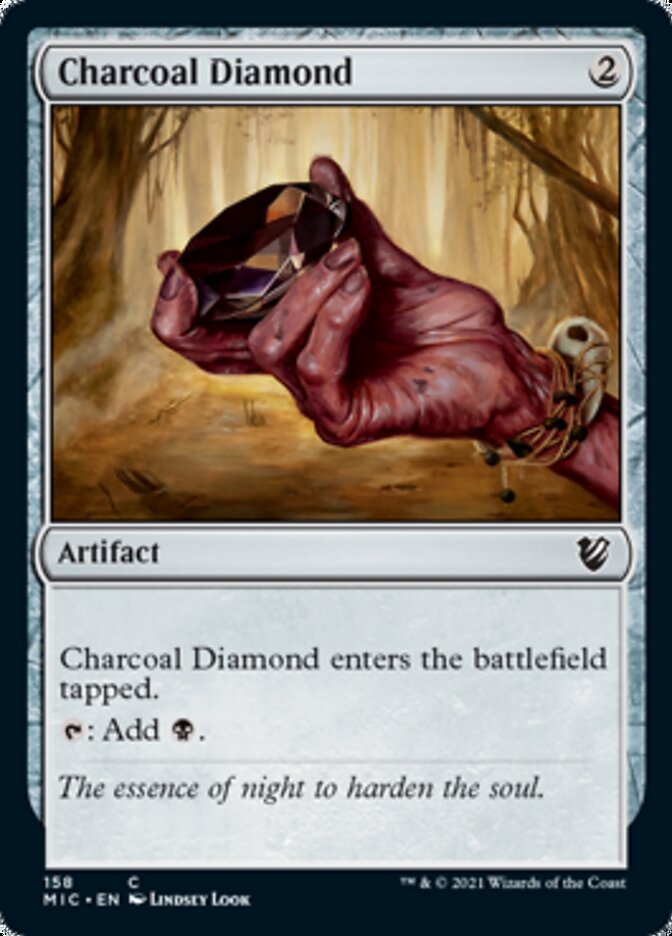Charcoal Diamond [Innistrad: Midnight Hunt Commander] | Good Games Morley