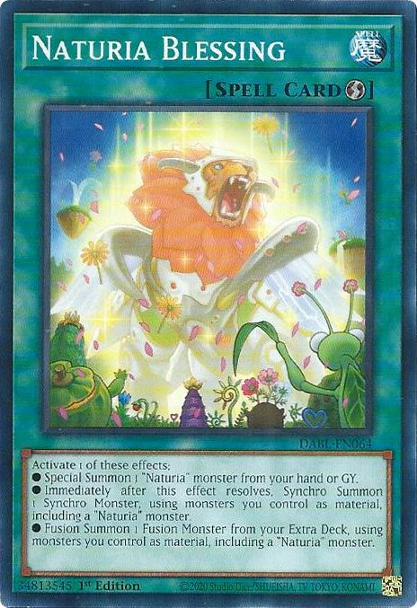Naturia Blessing [DABL-EN064] Common | Good Games Morley
