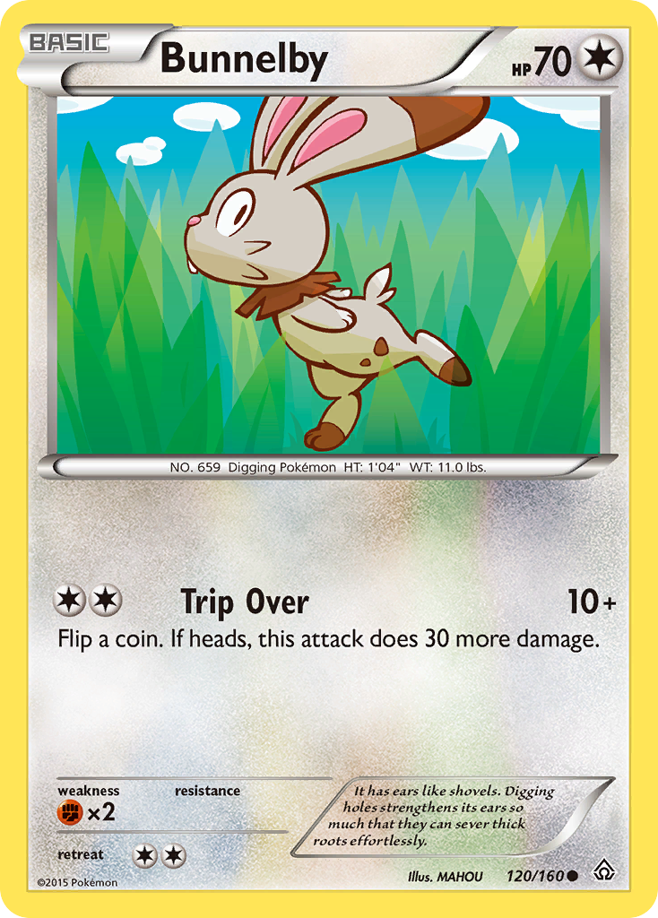 Bunnelby (120/160) [XY: Primal Clash] | Good Games Morley