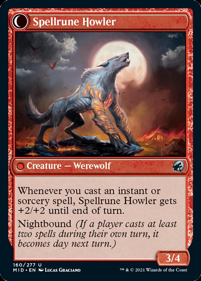 Spellrune Painter // Spellrune Howler [Innistrad: Midnight Hunt] | Good Games Morley