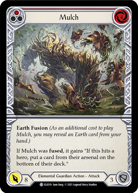 Mulch (Red) [ELE019] (Tales of Aria)  1st Edition Rainbow Foil | Good Games Morley