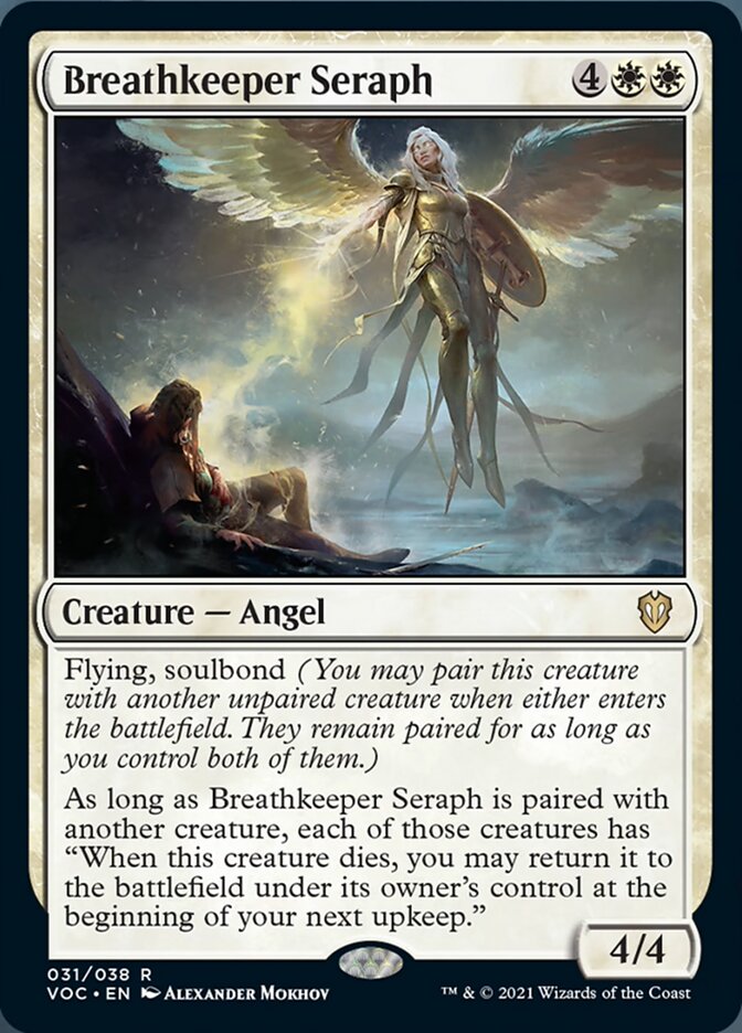 Breathkeeper Seraph [Innistrad: Crimson Vow Commander] | Good Games Morley