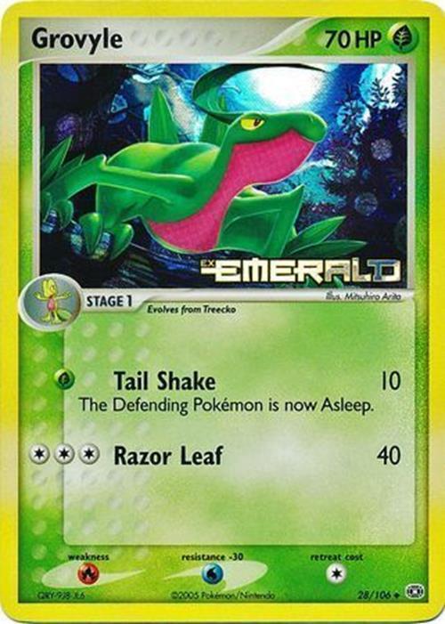 Grovyle (28/106) (Stamped) [EX: Emerald] | Good Games Morley