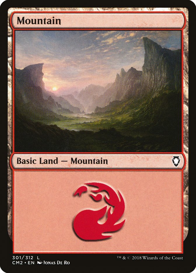 Mountain (301) [Commander Anthology Volume II] | Good Games Morley