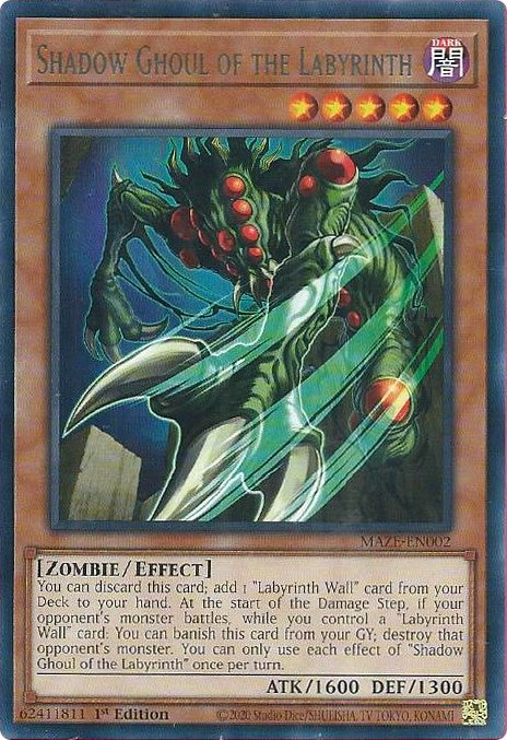 Shadow Ghoul of the Labyrinth [MAZE-EN002] Rare | Good Games Morley