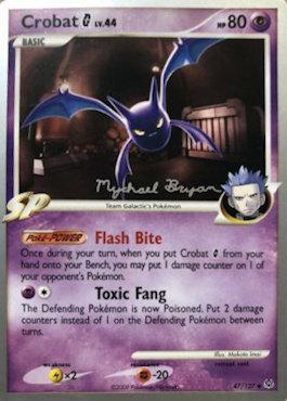 Crobat G LV.44 (47/127) (Happy Luck - Mychael Bryan) [World Championships 2010] | Good Games Morley