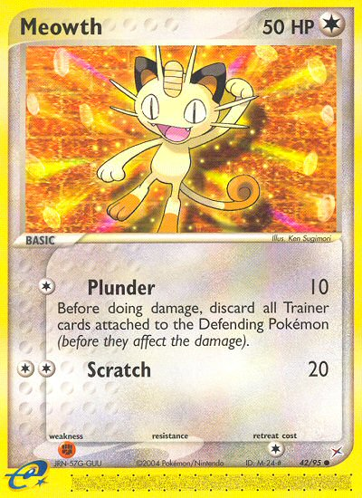 Meowth (42/95) [EX: Team Magma vs Team Aqua] | Good Games Morley