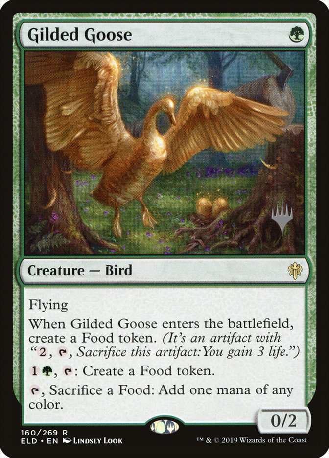 Gilded Goose (Promo Pack) [Throne of Eldraine Promos] | Good Games Morley