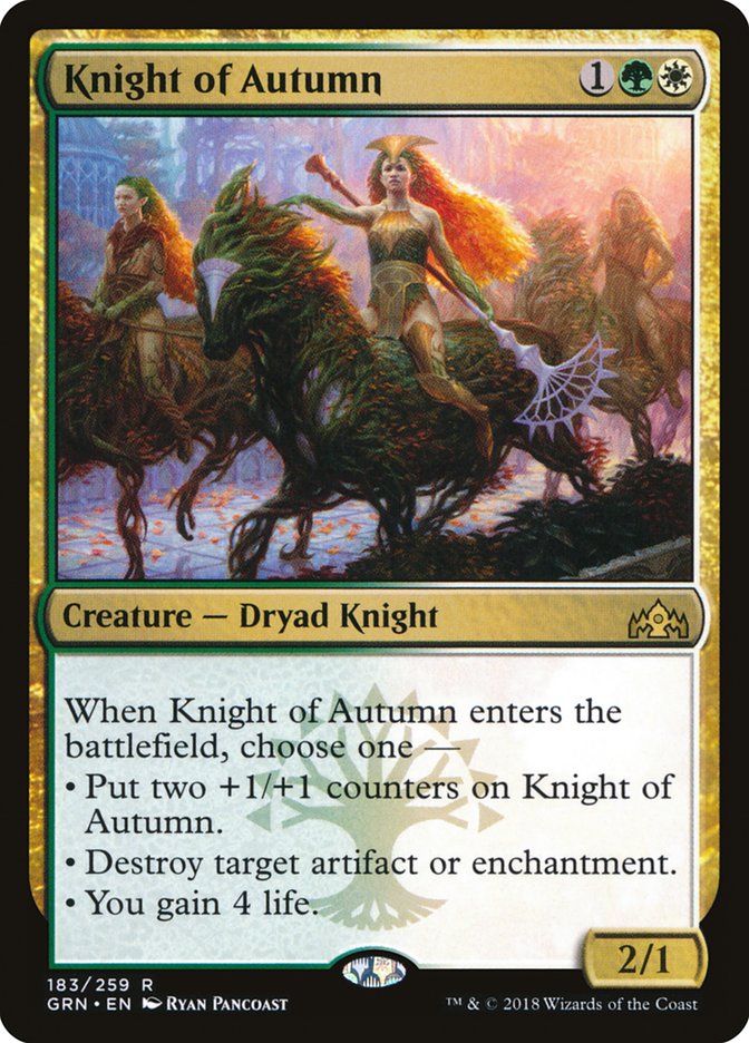 Knight of Autumn [Guilds of Ravnica] | Good Games Morley