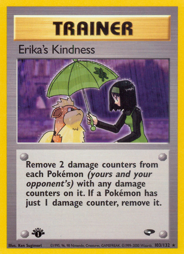 Erika's Kindness (103/132) [Gym Challenge 1st Edition] | Good Games Morley