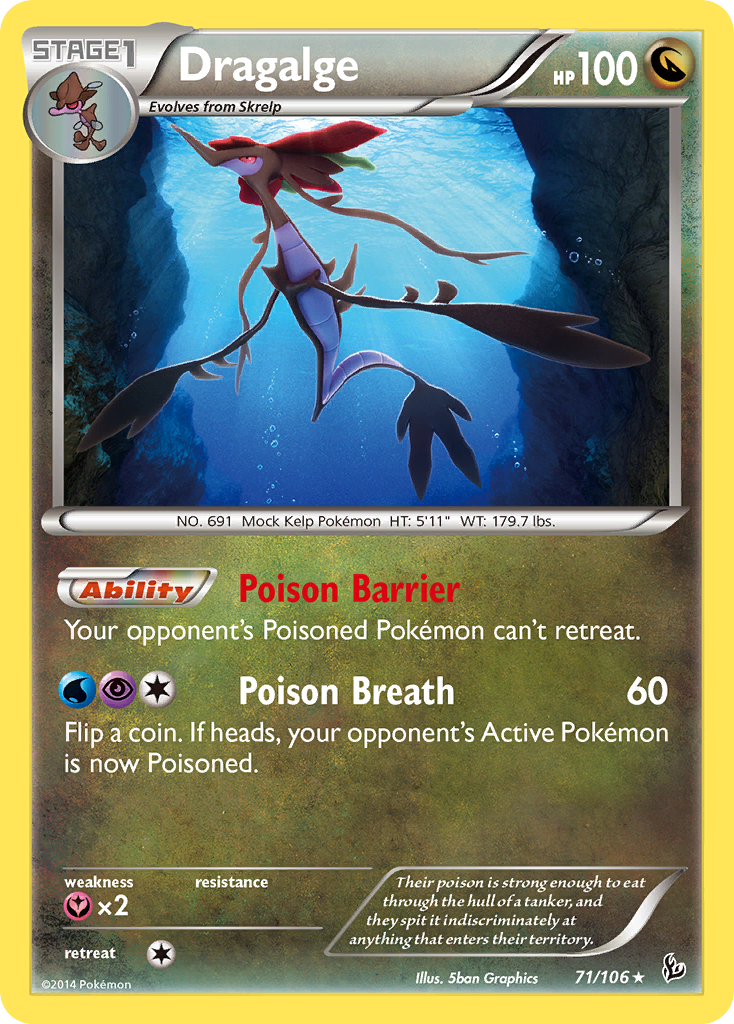 Dragalge (71/106) [XY: Flashfire] | Good Games Morley