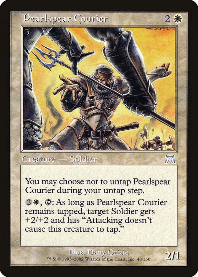 Pearlspear Courier [Onslaught] | Good Games Morley