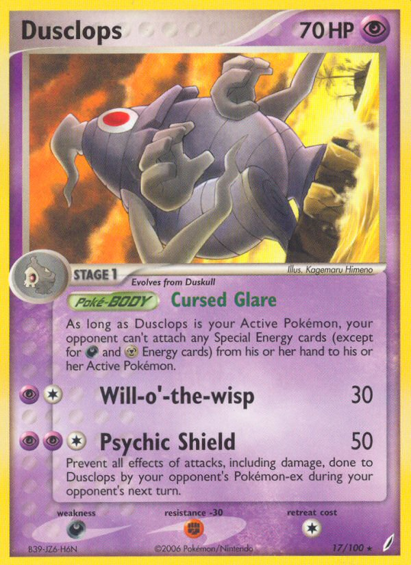 Dusclops (17/100) [EX: Crystal Guardians] | Good Games Morley