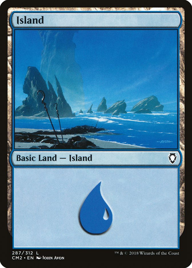 Island (287) [Commander Anthology Volume II] | Good Games Morley