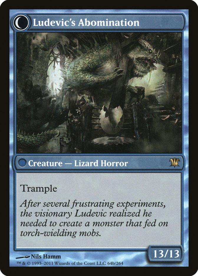 Ludevic's Test Subject // Ludevic's Abomination [Innistrad] | Good Games Morley