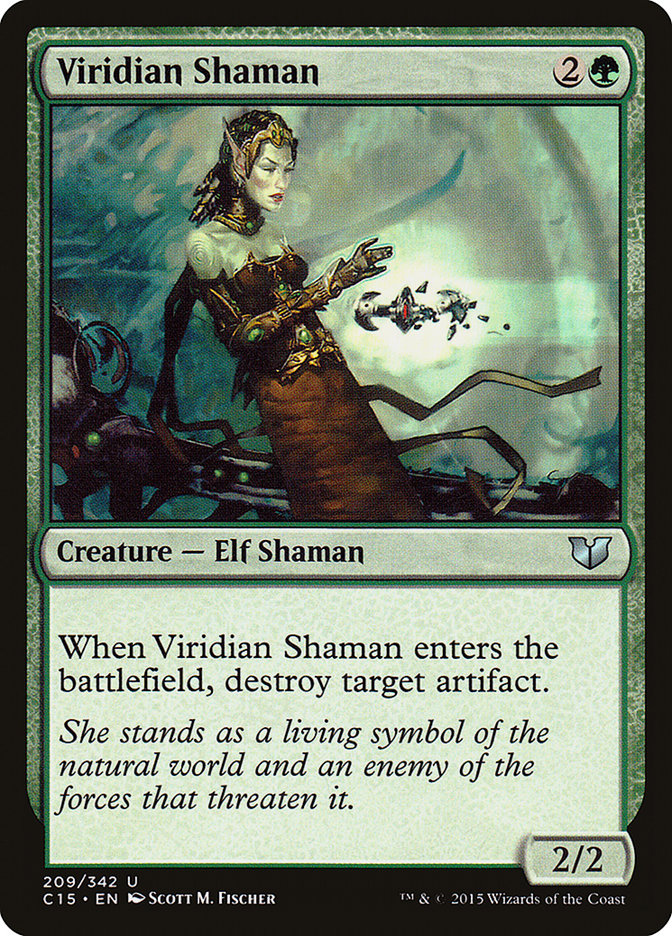 Viridian Shaman [Commander 2015] | Good Games Morley