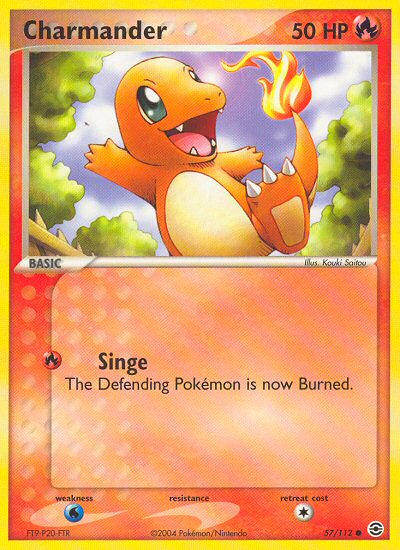 Charmander (57/112) [EX: FireRed & LeafGreen] | Good Games Morley