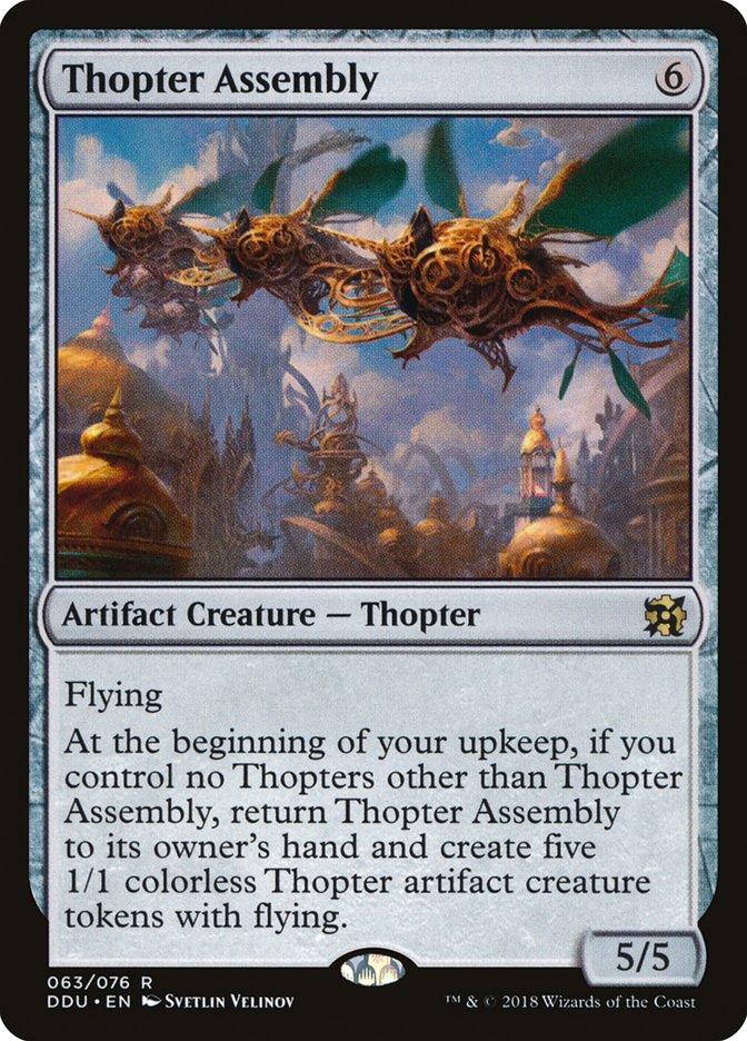 Thopter Assembly [Duel Decks: Elves vs. Inventors] | Good Games Morley