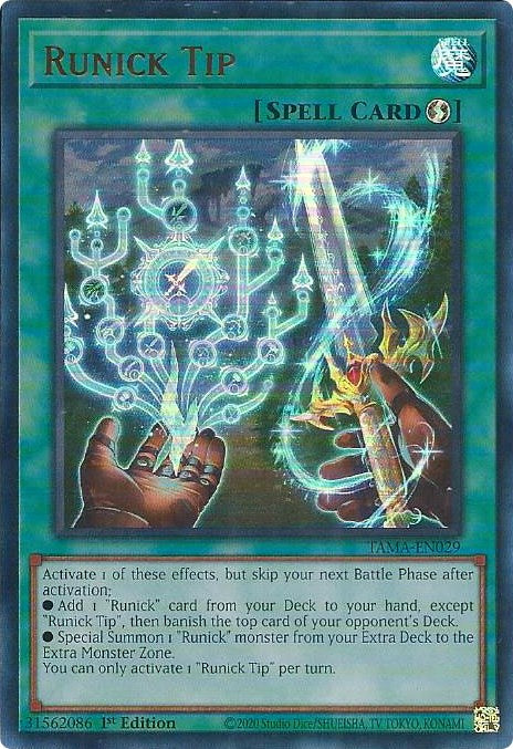 Runick Tip [TAMA-EN029] Ultra Rare | Good Games Morley