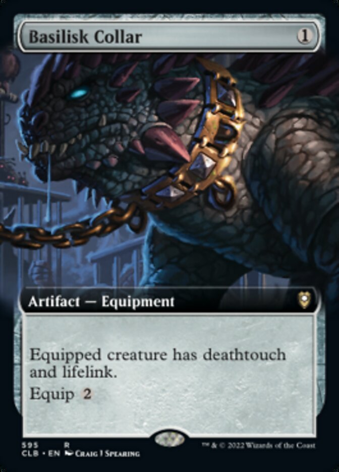 Basilisk Collar (Extended Art) [Commander Legends: Battle for Baldur's Gate] | Good Games Morley