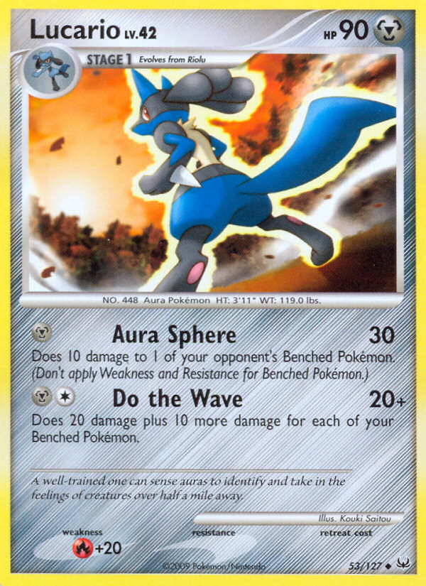 Lucario (53/127) [Platinum: Base Set] | Good Games Morley