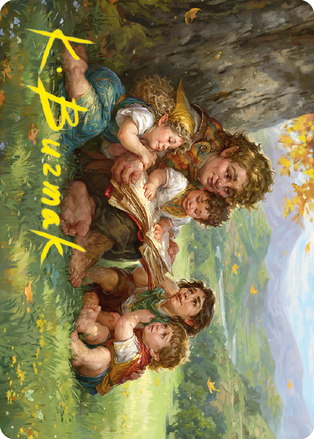 Samwise Gamgee Art Card (19/81) (Gold-Stamped Signature) [The Lord of the Rings: Tales of Middle-earth Art Series] | Good Games Morley