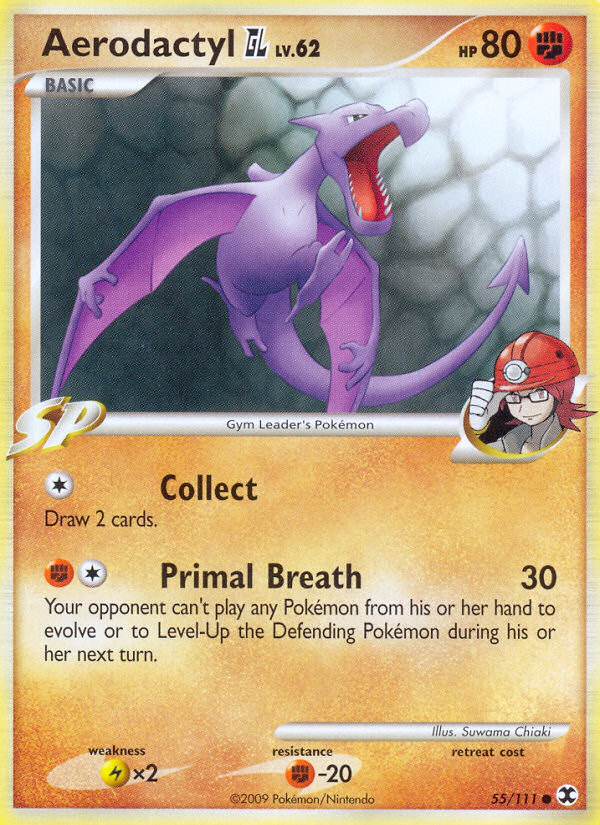 Aerodactyl GL (55/111) [Platinum: Rising Rivals] | Good Games Morley