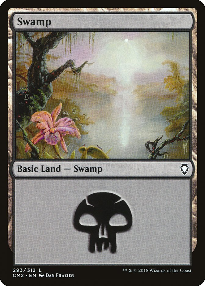 Swamp (293) [Commander Anthology Volume II] | Good Games Morley