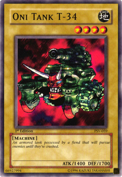 Oni Tank T-34 [PSV-059] Common | Good Games Morley