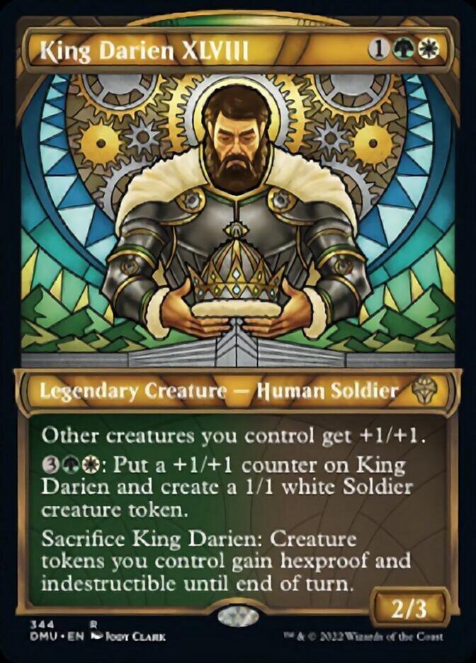 King Darien XLVIII (Showcase Textured) [Dominaria United] | Good Games Morley